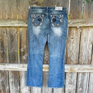 Grace Women's Blue Boot Cut Jeans